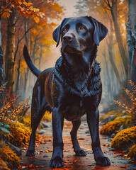 Poster - Black Labrador