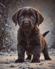 Sticker - Labrador Puppy