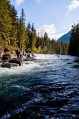 river in the mountains