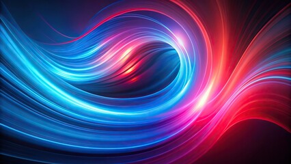 abstract swirling red and blue light minimalist background, illumination, pattern, design, texture, 
