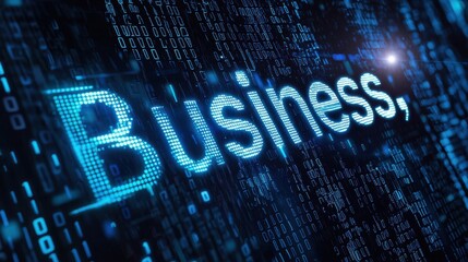Digital Business Data Code. Business