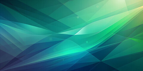 Poster - Lines stripes waves green on the background line colors Abstract wallpaper background, modern idea, stylish design, dark shades, contours