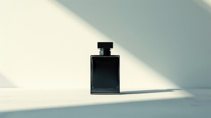 Aufkleber - A perfume bottle sits on a clean white surface, awaiting use