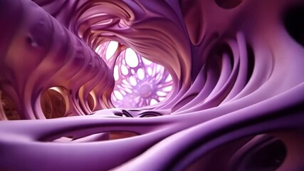 Wall Mural - purple abstract background organic fractal structures ornament, simple print macro nature