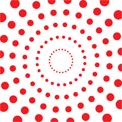 Poster - Seamless polka dots pattern. Black little circle points on white background. Lol doll style wallpaper.