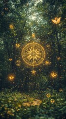 Canvas Print - Wheel of the Year Nature's Cycle Wicca, Paganism Religion Spiritual Symbol