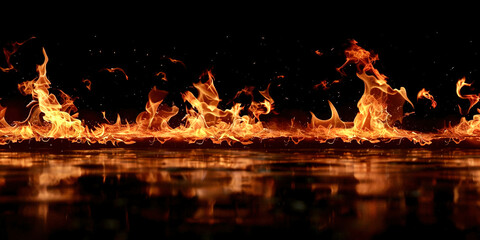 Abstract Fire Background