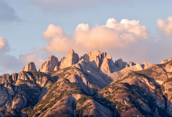 Canvas Print - sunset in the mountains