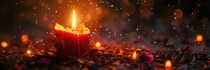 Poster - A beautiful and ephemeral candle