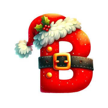 Christmas letters B