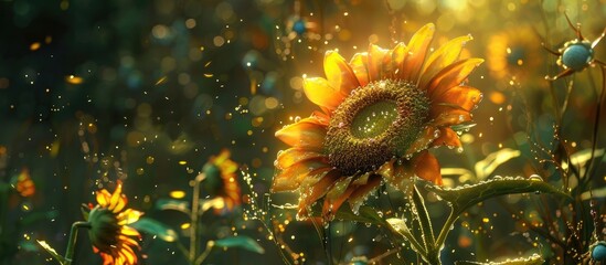 Sticker - The Beauty Of The Sunflower