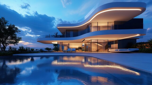 Real estate property with sustainable features