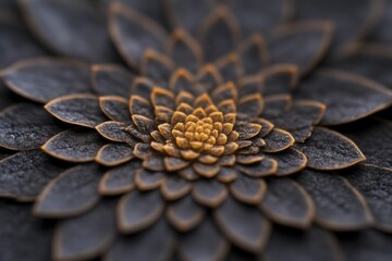 Canvas Print - A bold exploration of symmetry in nature, showcasing the intricate patterns found in the world around us.