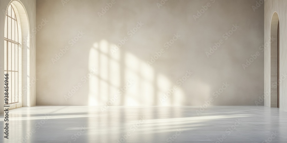 This reflective work highlights the interplay of light and shadow ...
