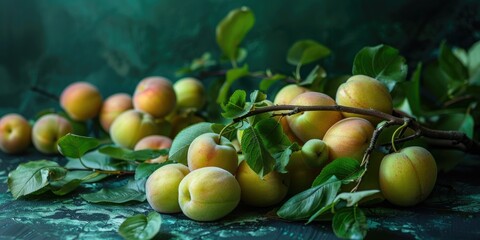 Sticker - Vibrant Image of Apricots