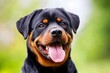 © Avr Di - Several Rottweilers in a field are happy and with their tongues out.