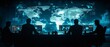 © MOUNSSIF - High-tech command centers monitor global operations on screens