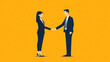 © jr-art - A man and a woman shaking hands