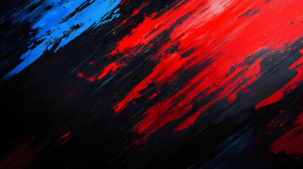 Wall Mural - Abstract red, black and blue background with grunge brush strokes . textures for poster and web banner design, perfect for extreme, sportswear, racing, football, motocross