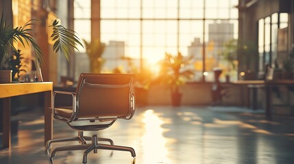 Aufkleber - A space where creativity flows Still life shot of a modern office space : Generative AI