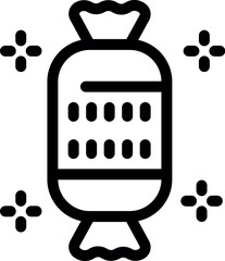 Poster - This simple, bold icon represents candy and all things sweet