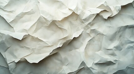 Poster - Paper texture with folds City poster : Generative AI