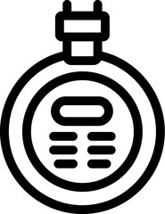 Poster - Electric meter is measuring energy consumption, providing data on electricity usage for billing and monitoring purposes