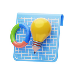 Aufkleber - 3D Concept Development for Creative Solutions. 3D Icon