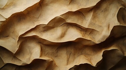 Poster - Paper texture with folds City poster : Generative AI