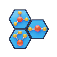 Poster - 3D Exploring Innovation Through Nanotechnology. 3D Icon