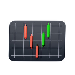 Poster - 3D Bullish Kicker. 3D Icon