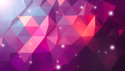 abstract background with triangles isolated with white highlights, png