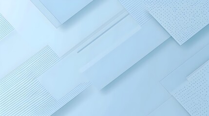 Poster - Minimalist Blue Geometric Background with Soft Hues and Simple Patterns Perfect for Creating Elegant and Visually Appealing Professional Presentation Slides