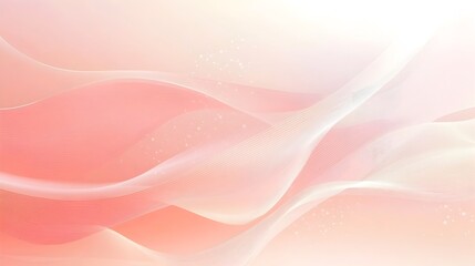 Poster - smooth and soothing gradient background transitioning from light coral to pure white featuring delic