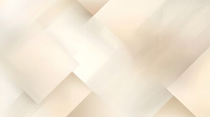 Poster - elegant and minimalist background featuring a clean and subtle geometric pattern in warm beige tones