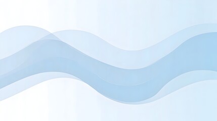Poster - Stunning gradient background transitioning from light blue to white with simple yet elegant curved lines creating a serene and modern design perfect for presentations websites brochures