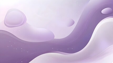 Poster - Elegant Minimalistic Background with Soft Lilac Tones and Simple Abstract Designs Ideal for Calm and Peaceful Presentations Websites or Branding
