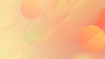 Poster - Elegant and minimalist background featuring a clean and modern design with subtle geometric patterns and warm orange tones perfect for presentations websites layouts and various design projects