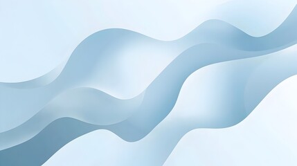 Poster - Elegant and Minimalist of a Smooth Gradient Background Transitioning from Light Blue to White Featuring Simple Abstract Geometric Shapes   Ideal for Presentations Websites and Graphic Designs