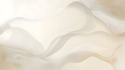 Poster - Clean and minimalistic background with light beige accents and subtle abstract geometric patterns ideal for elegant and sophisticated presentations branding digital designs and premium portfolio