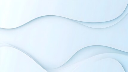 Poster - A clean and minimalist white background with a thin light blue frame perfect for presentation slides website designs digital mockups