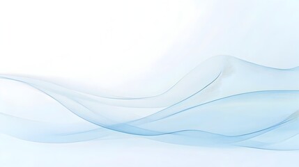 Poster - Sleek and Sophisticated White Background with Delicate Light Blue Frame Design Perfect for Elegant Presentation Slides Digital Layouts and Creative Graphic Projects
