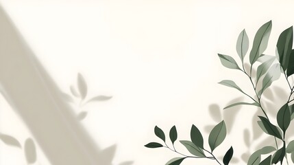 Poster - Minimalistic green bordered background with plenty of white space perfect for presentation slides digital graphics and various visual design projects that require a clean modern and elegant aesthetic