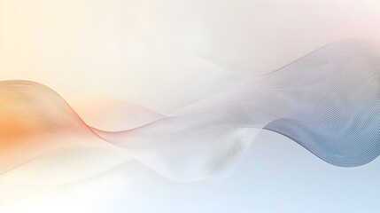 Poster - Smooth gradient background with a light gray border and delicate wave patterns perfect for professional presentations digital designs and creative projects