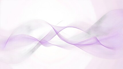 Poster - Elegant and Minimalistic Background with a Thin Light Purple Border and Simple Wave Patterns Ideal for Presentations Designs and Graphic Layouts