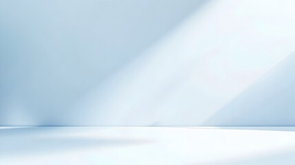 Poster - Clean minimalist background with a thin light blue border   perfect for creating professional elegant presentation slides or digital marketing materials