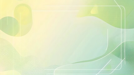 Poster - Clean Green Border with Subtle Geometric Patterns for Elegant Digital Presentations Website Backgrounds and Corporate Branding and Design Templates