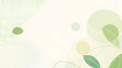 Poster - Clean and modern background with a thin soft green border and subtle geometric patterns perfect for professional presentations digital marketing materials website or app design