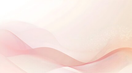 Poster - Elegant Minimalistic Background with Thin Light Pink Frame and Simple Abstract Geometric Shapes Perfect for Presentations Websites Brochures and Various Creative Designs