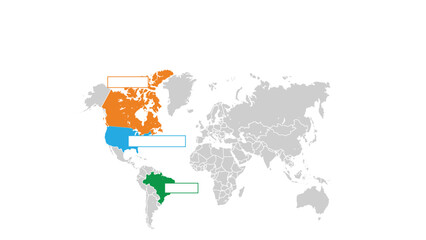 Demographic infographic presentation layout fully editable.